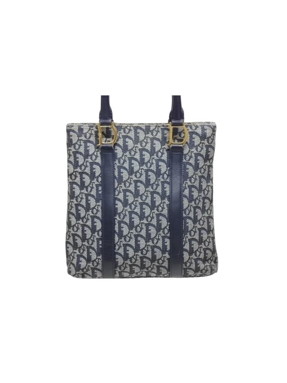 Dior Trotter Handbag 0 C 011 Navy Galliano